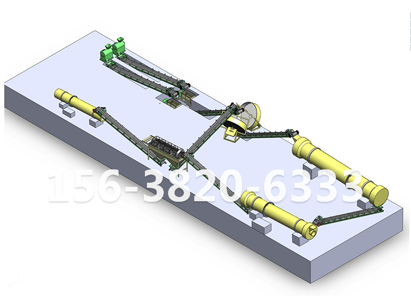 双圆盘造粒机制作有机肥工艺