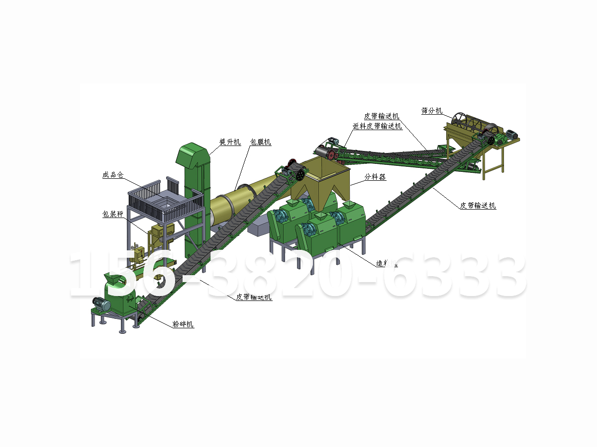 挤压造粒生产复混肥工艺