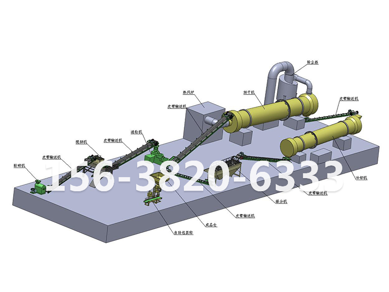 有机肥平模造粒机工艺